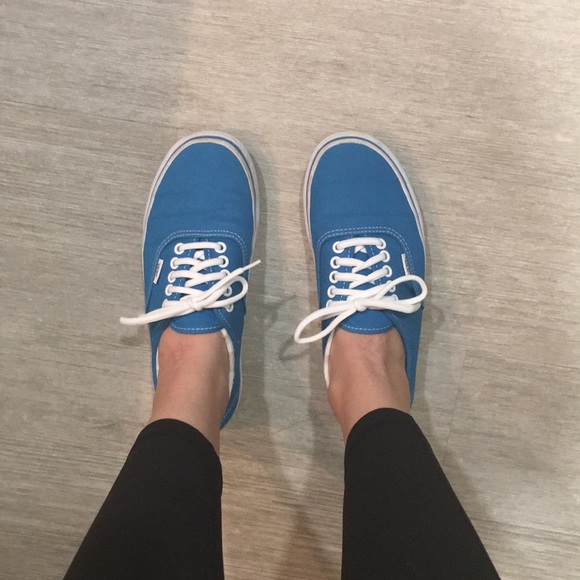 vans authentic blue womens